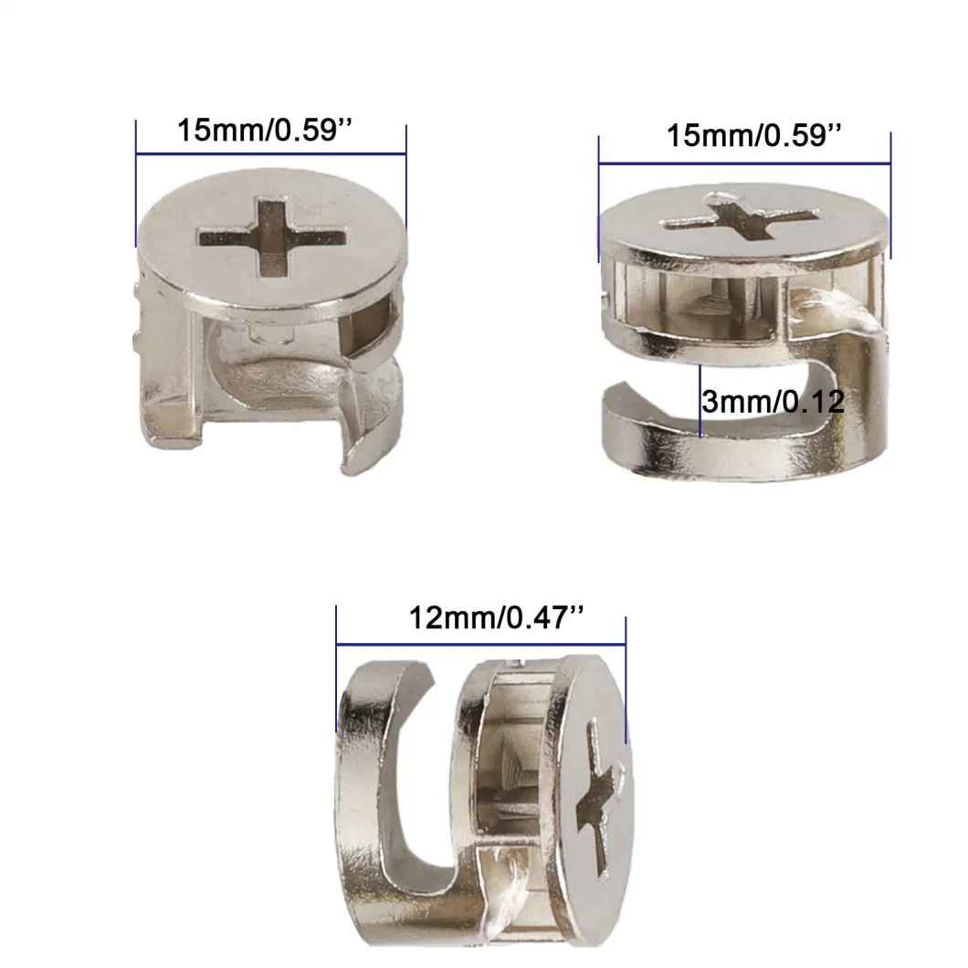 Lock Nut Furniture Cam Connectors Fittings